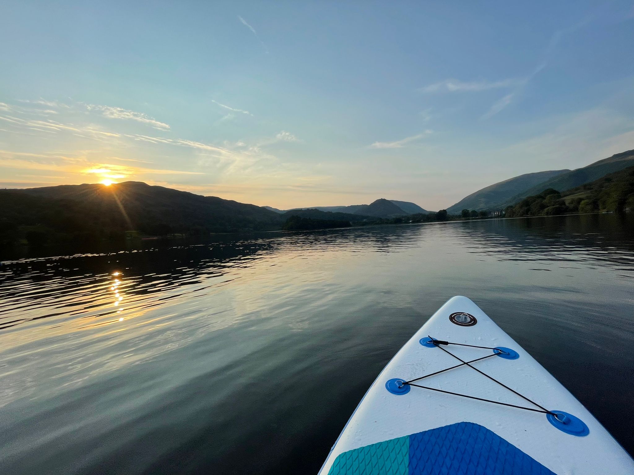 Paddleboarding on Lake Windermere